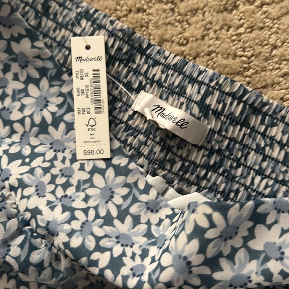 Madewell skirt floral blue - Picture 5 of 5